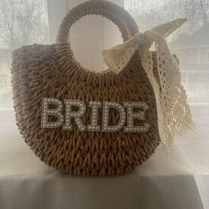 BRIDE STRAW BAG